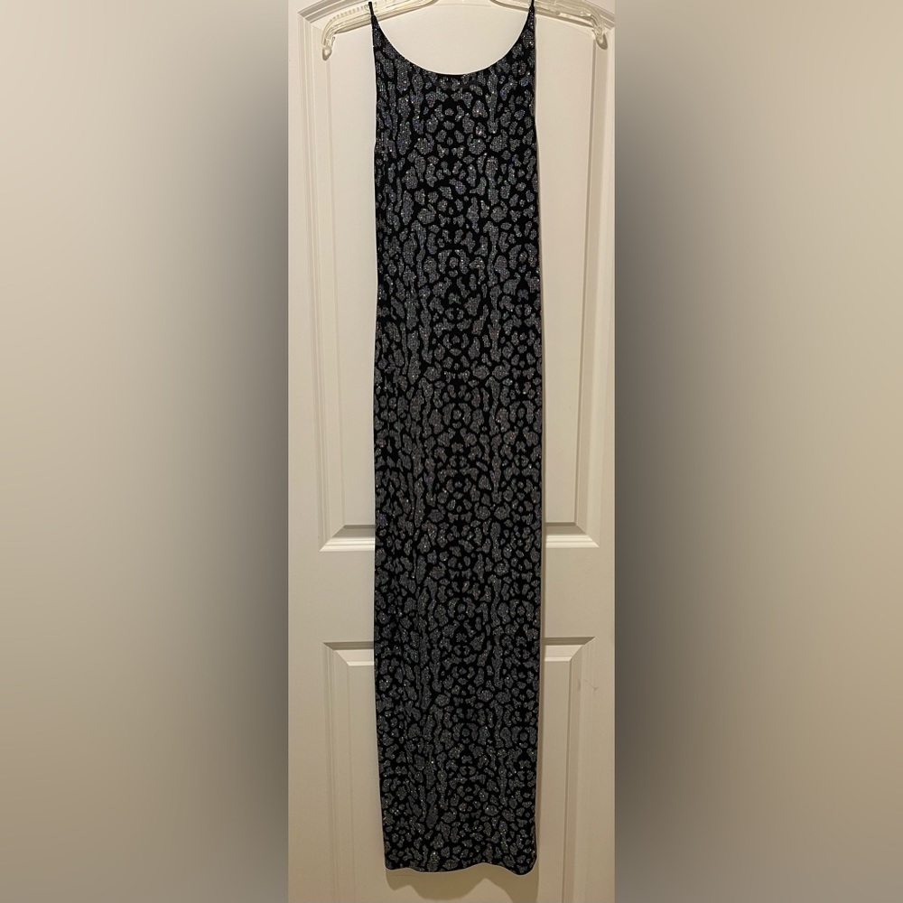 Vintage exclusive one-of-a-kind customized long cocktail dress Size 6/8.